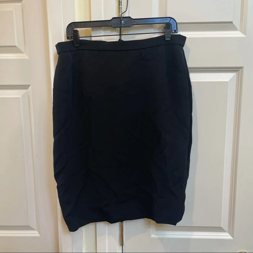 Genny Cro Vintage Black Pencil Skirt - Picture 2 of 8
